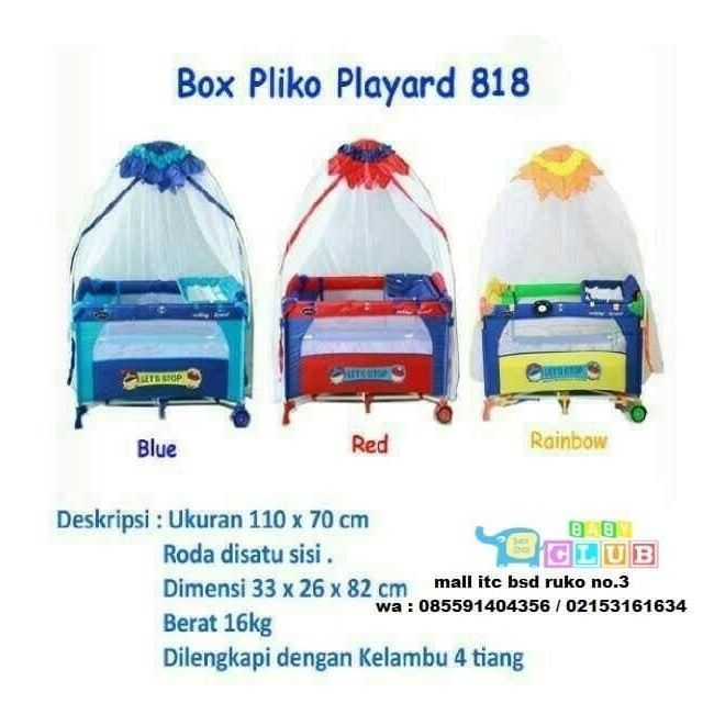 Baby Box Pliko 818 LR / Tempat Tidur Bayi