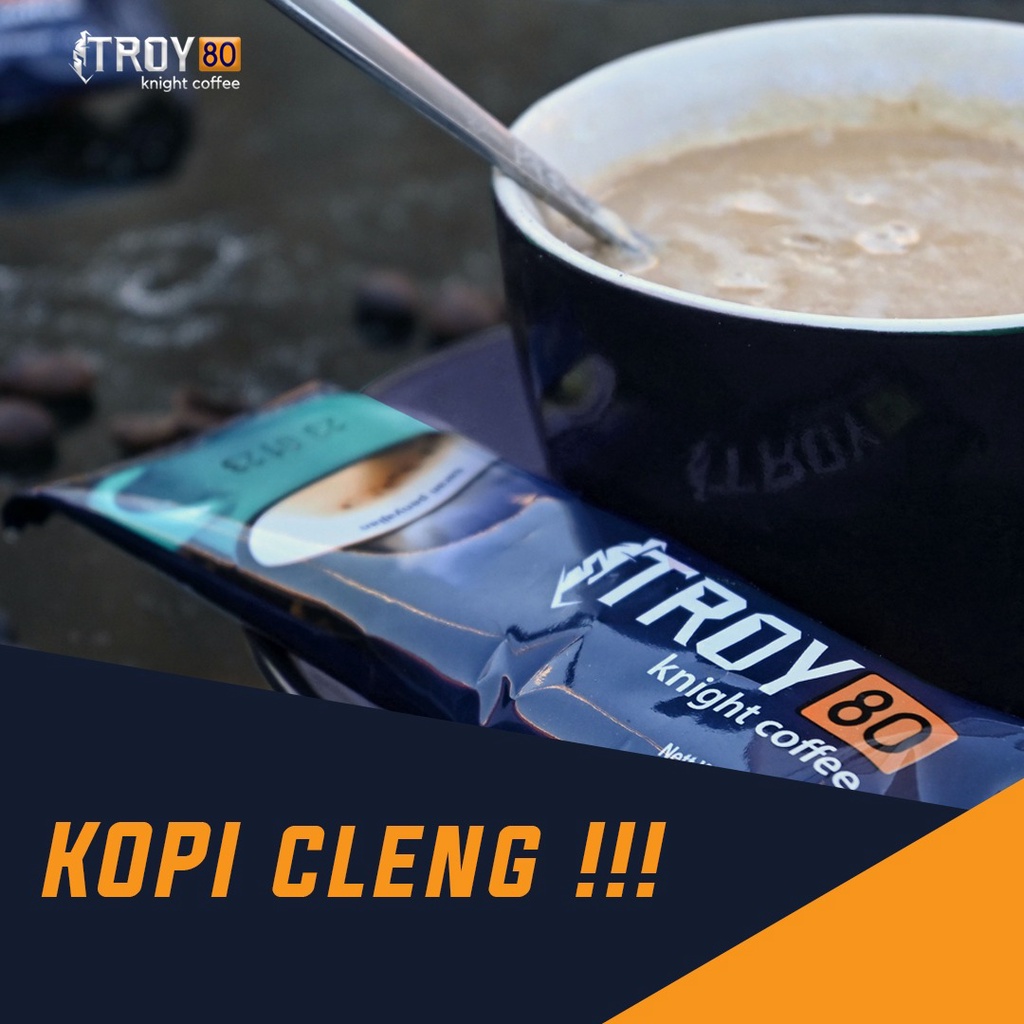 New Laki Kopi Stamina Pria Gagah Perkasa Kuat Tahan Lama / Troy 80 Original Bpom SOLUSI EJAKULASI