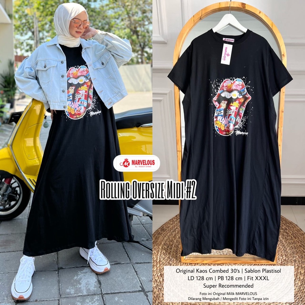 DRESS KAOS COMBAD / 23.6 / BEAR WOMAN SEISSA ROLLING BADDIE TIGER KOKKA / DRESS OVERSIZE JUMBO / MARVELOUS