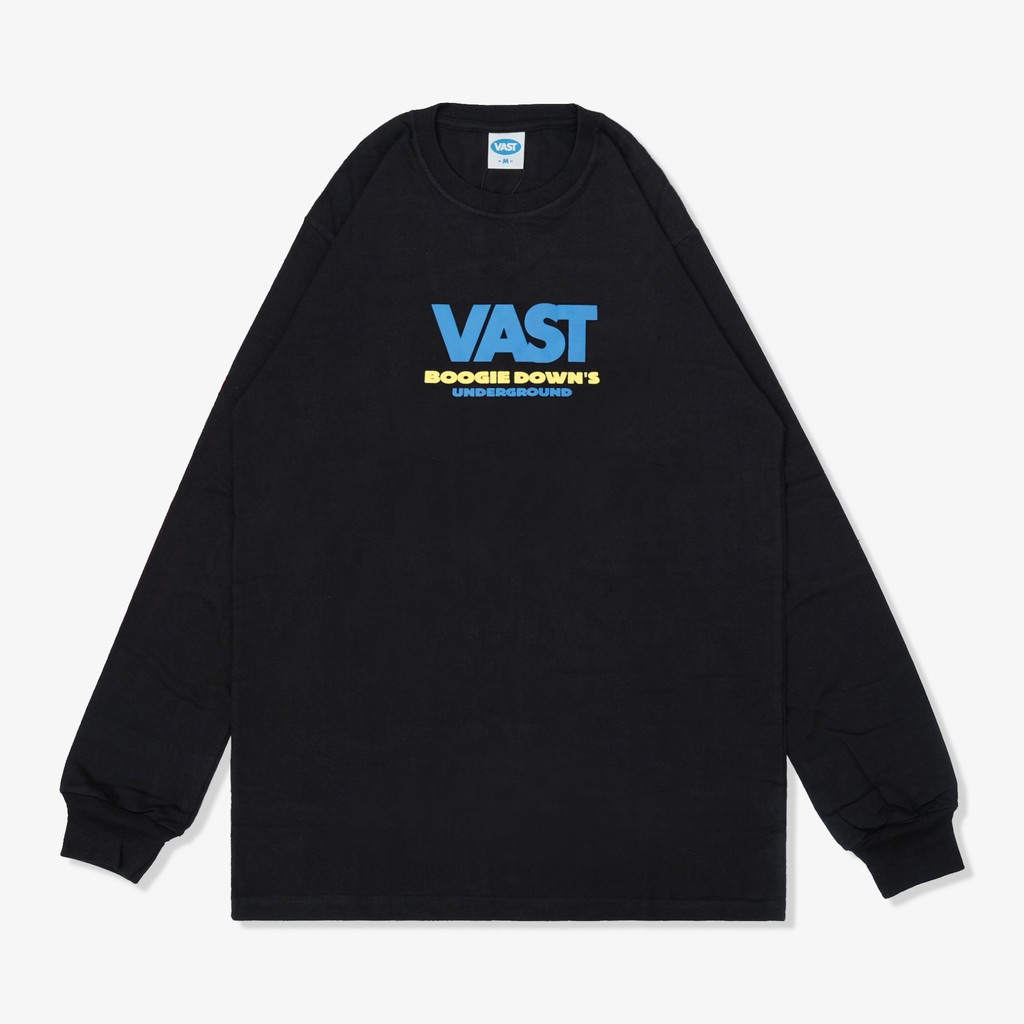 VAST Lshirt - Kaos Pria - BOOGIE DOWN LS BLACK 2