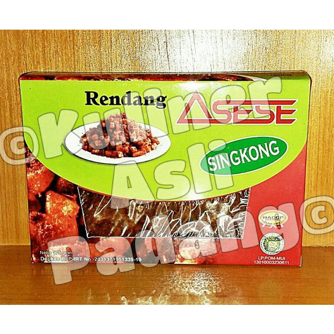 

Rendang Singkong Asese