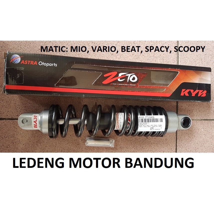 ZT1040 Shockbreaker KYB Zeto Matic Mio Vario Beat Scoopy Kayaba 300mm