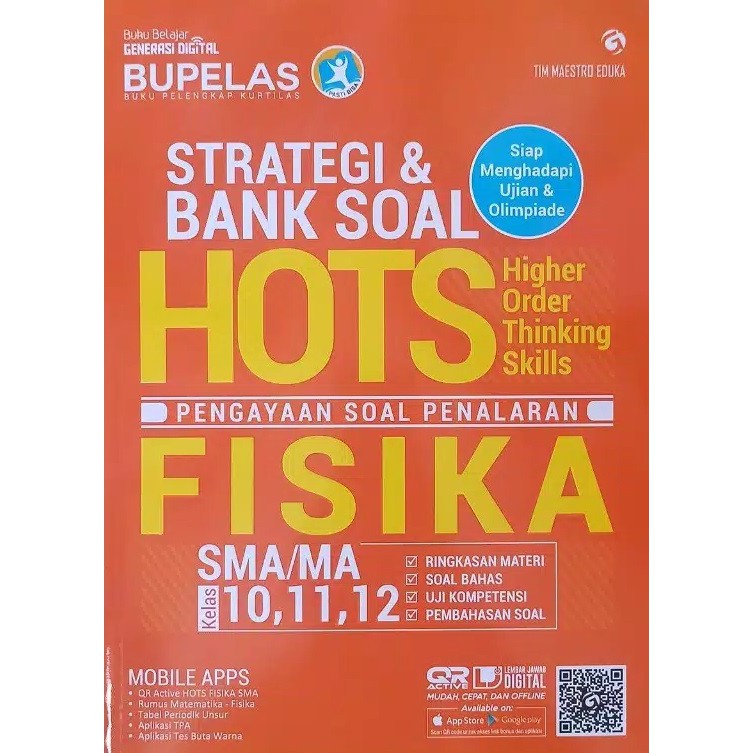 Buku Pelajaran Strategi & Bank Soal Hots SMA Biologi Fisika Kimia Kelas 10 11 12-3