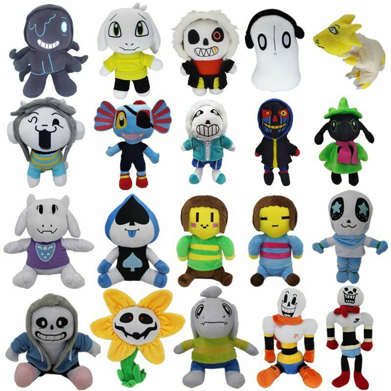 30cm Boneka Deltarune Undertale Zombies Boss Flower Plush Figure Toy Soft Stuffed Doll Toys Mainan