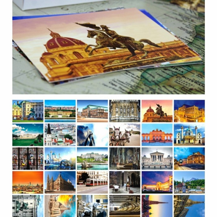 

Terlaris ✨ - Set Koleksi Kartu Pos / Postcard (Keindahan Kota Vienna) (Isi 30)3.1.23