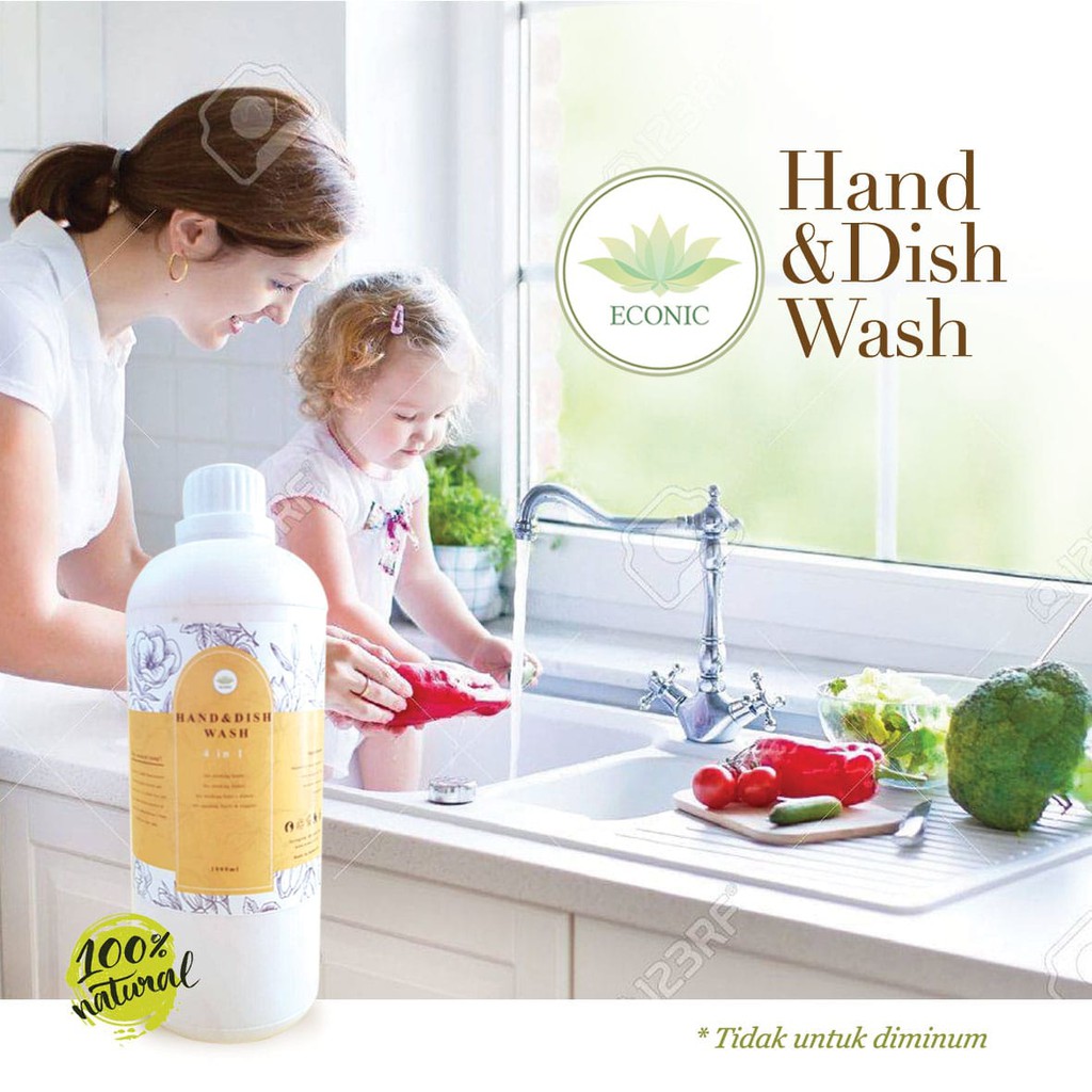 Hand &amp; Dish Wash kemasan 1 Liter ( sabun cuci piring, tangan dll)