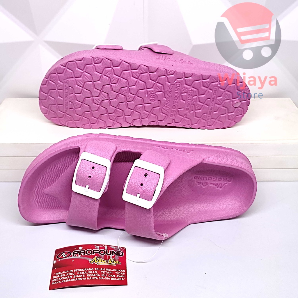 Sandal Slop Karet Wanita NEW ERA 11024 Sandal Slide Perempuan cewek