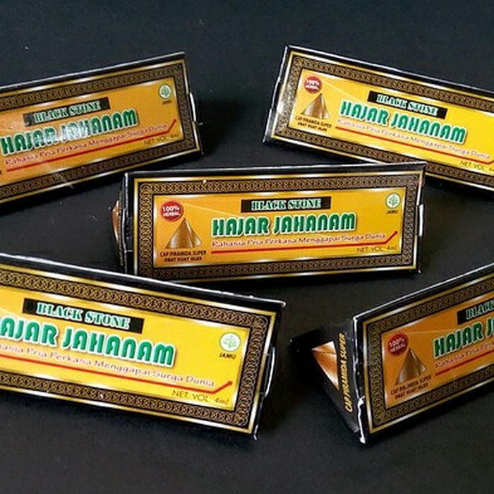 1Pcs Kuat Oles Tahan Lama Pria Dewasa Obat Hajar - Jahannam Gold Premium Mesir Asli Original Murah-2