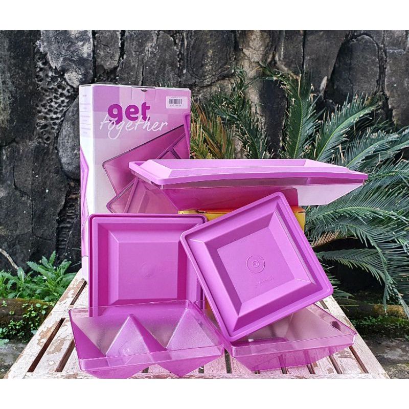 

Tuperware 3pcs Get Together Set Wadah Saji Mewah Ada Box