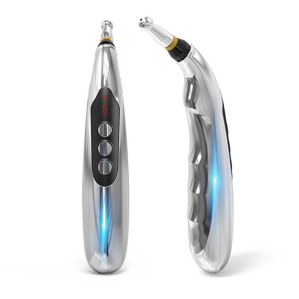 Image of Alat Akupuntur Magnetic Therapy Pen Massager 9 Gears LANBENA - W-912R Kirei Beauty #3