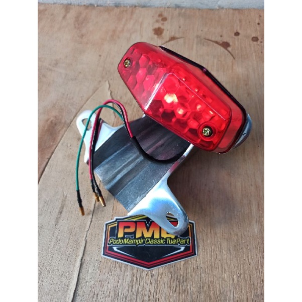 Stopan belakang cb set stopan bsa diamond set pangkon v80 stop lampu bsa set dudukan v80