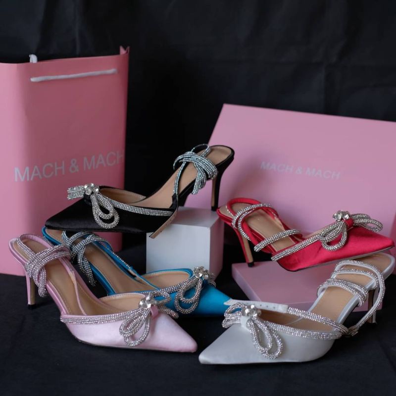 HEELS TALI/ SANDAL HEELS WANITA MMS002/ SLOP HEELS TALI LILIT/ HEELS PITA /HEELS 7 CM