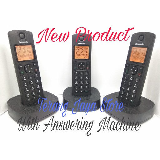 

Telepon Wireless Panasonic KX-TGC323 Answer Machine TGC323 (3 handset)