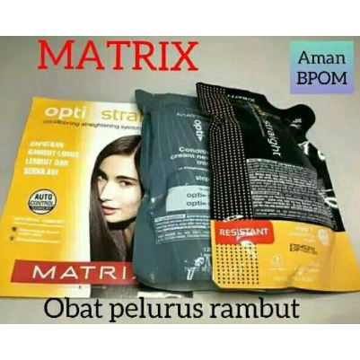 Matrix obat smoting rambut step1+step2/pelurus rambut matrix obat pelurus rambut obat pelurus rambut
