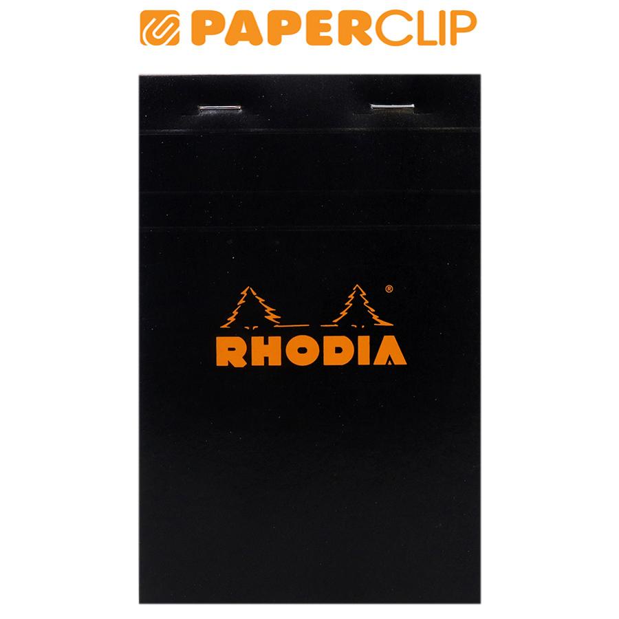 

NOTEPAD RHODIA N14 HEAD STAPLED BLACK 11X17 SQUARED 142009EXPC
