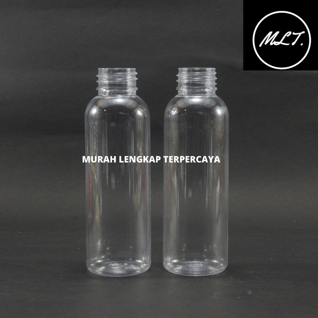 BOTOL 100ML BR 100 ML NATURAL BENING NECK 24 (BOTOL SAJA)