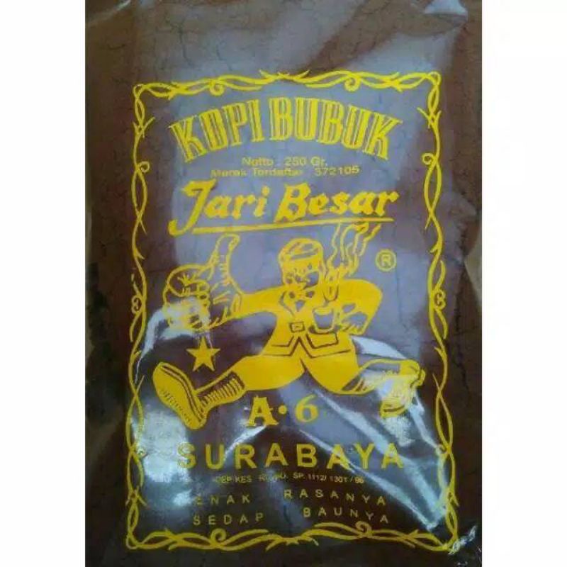 

kopi bubuk jari besar kemasan 250gr