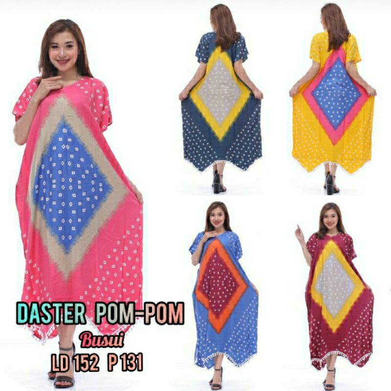 DASTER LOWO POM-POM / DASTER BATIK / DASTER BUSUI