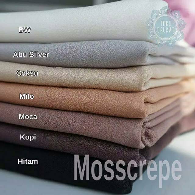 ROK Kancing Moscrepe [Beli 3 = Free Hijab]-1