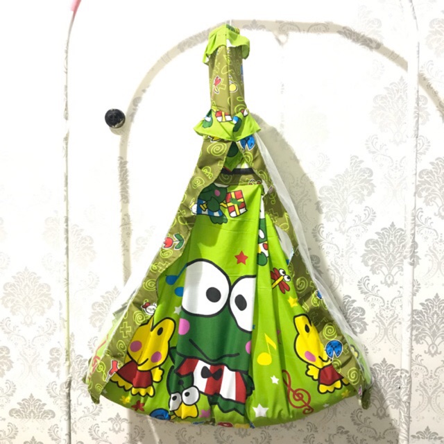 Ayunan Bayi | Kain Ayunan | Ayunan Karakter lengkap motif keroppi (1 KG isi 2 set)