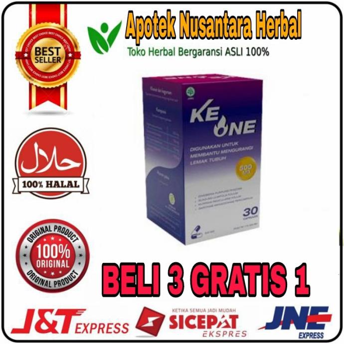 Ready oke] Ke One Asli Original Obat Pelangsing Badan Diet Penurun Berat Badan