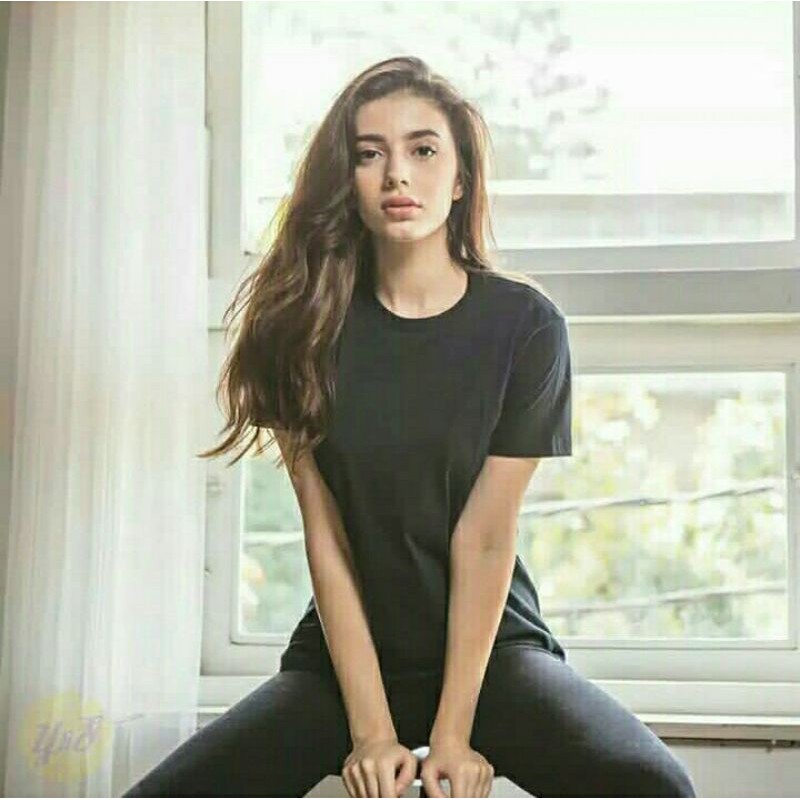 KAOS POLOS HITAM ( Cotton Combed 24s)