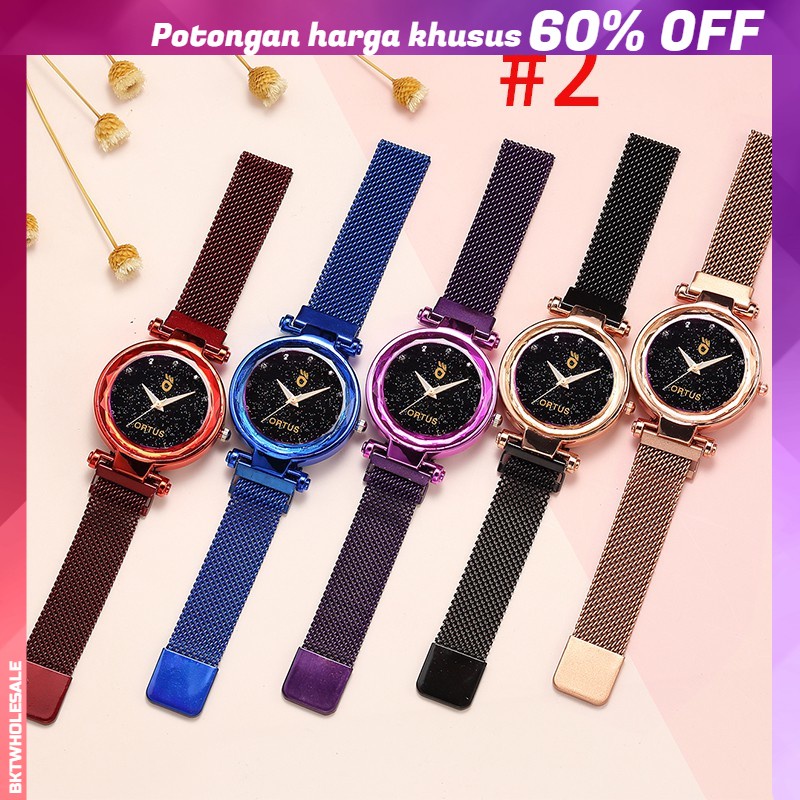 ［ready Stok］Jam Tangan Magnet Rantai Wanita Rantai Pasir