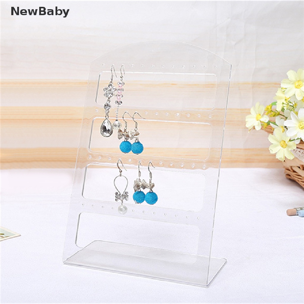 NewBaby Fashion Jewelry Display Holder L Style Organizer Earrings Display Stand Tool ID