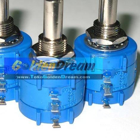 ♕ Bourns Potensiometer 1K Variable Resistor 10 putaran 3590S 1000 ohm ➦