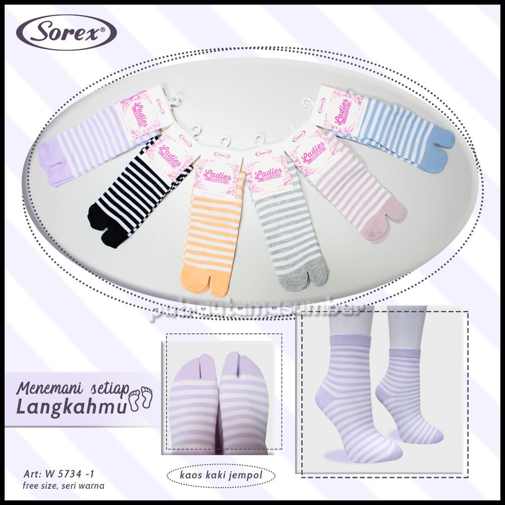 RC KAOS KAKI SOREX WANITA/CEWE/LADIES SOCKS