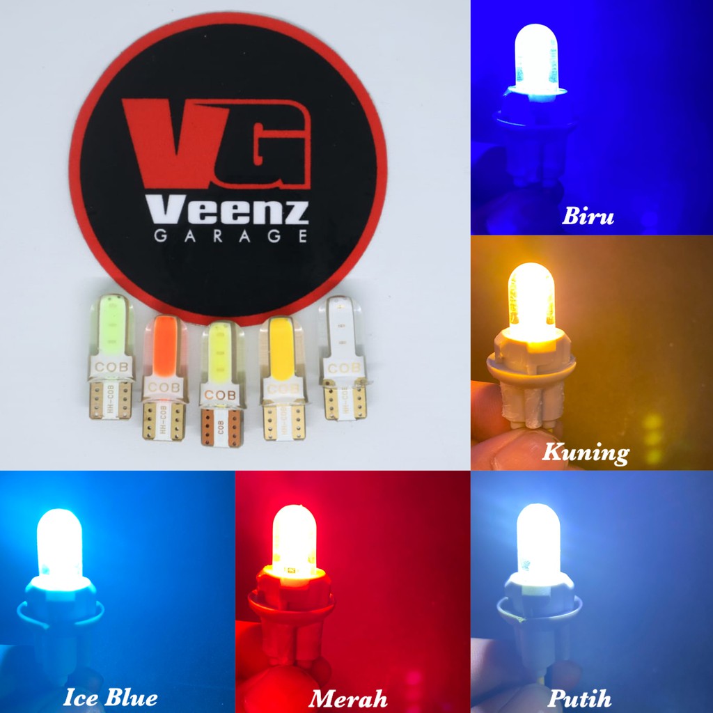 Jual Lampu LED T10 Gel Jelly Senja Mundur Tahan Panas Air | Shopee