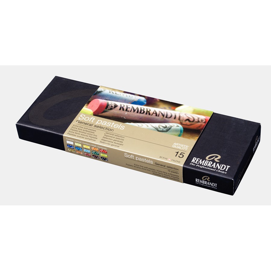 

Rembrandt Soft Pastels General Selection Set 15 Whole Pastels