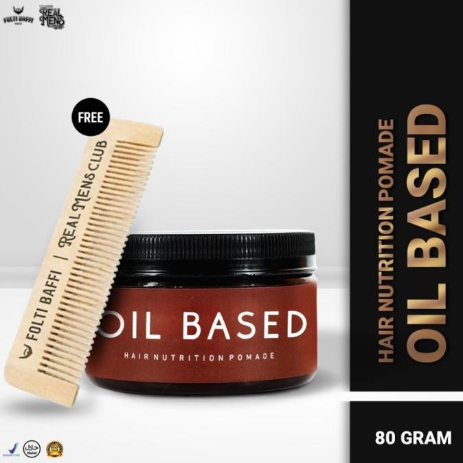 Hair Nutrition Pomade Oil Based Folti Baffi Asli Indonesia BPOM