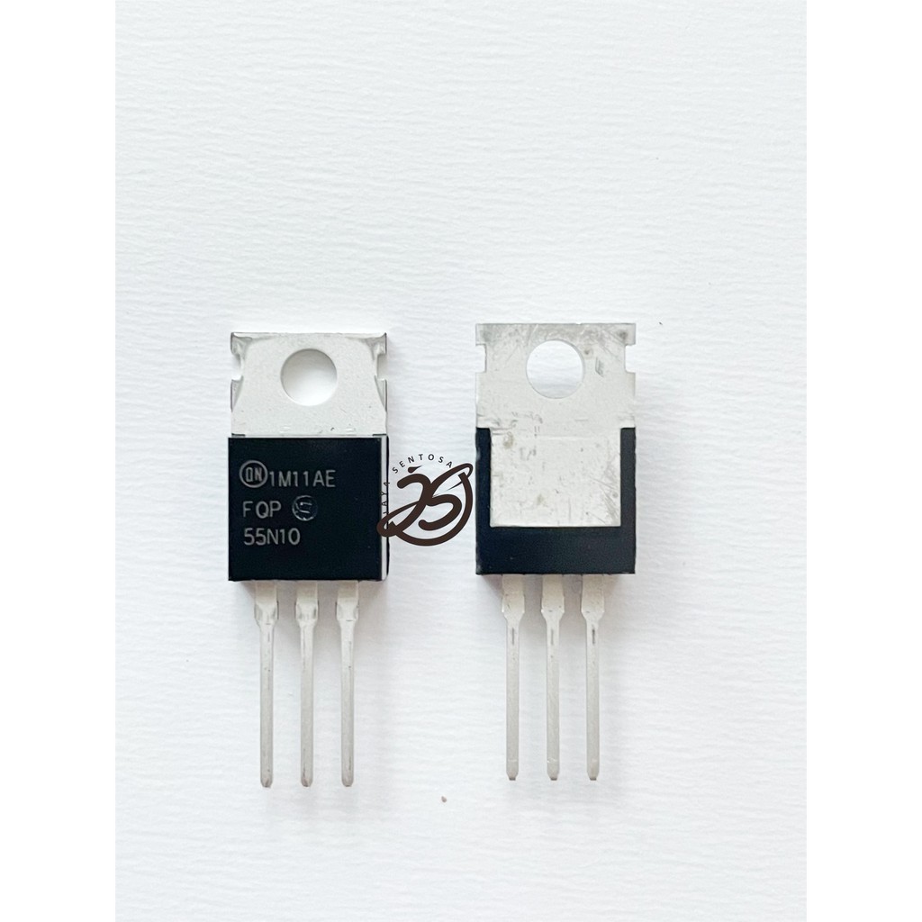 55N10 ORIGINAL (1 buah) MERK ON FQP 55N10 MOSFET ASLI ORI FQP55N10