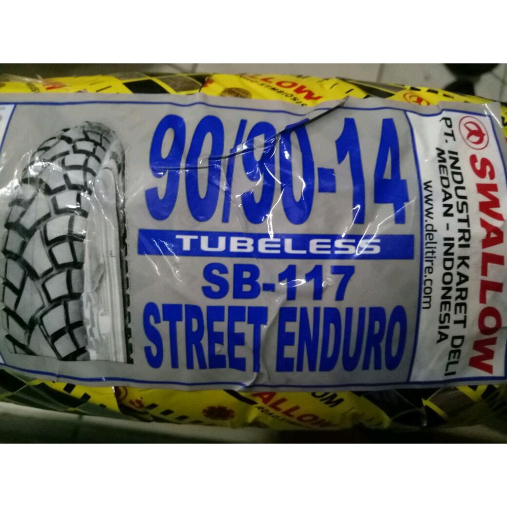 Ban Tubeless 90 90-14 Swallow
