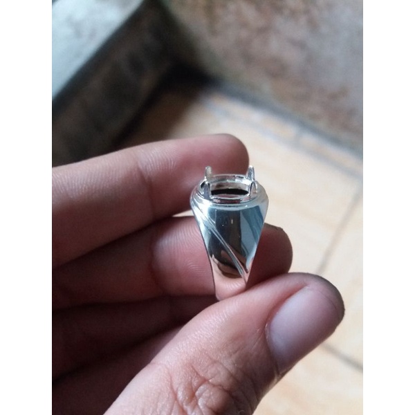 emban cincin perak 925 handmade sedia tanam atau catokan 06