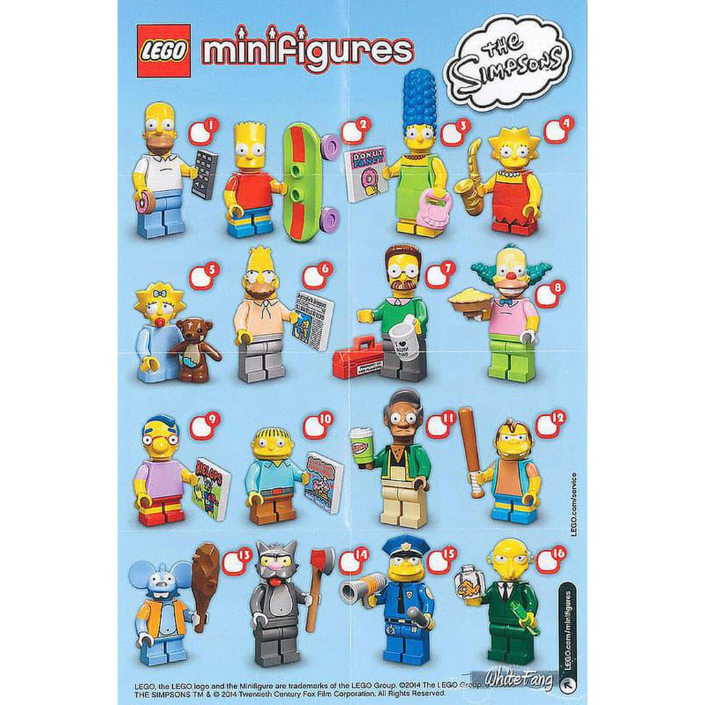 Lego Minifigure The Simpsons Series 1