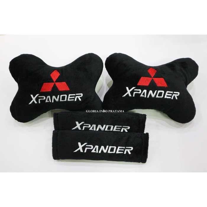 Bantal Set For Mitsubishi Xpander / Bantal Leher Mobil Xpander / Bantal Mobil Xpander