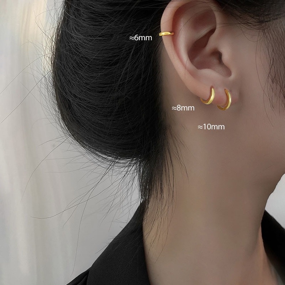 Custom Light Body Ear Buckle Ear Ring Female Temperament Korean Earrings 2021 New Trendy Ear Bone Nail Ear Bone Ring