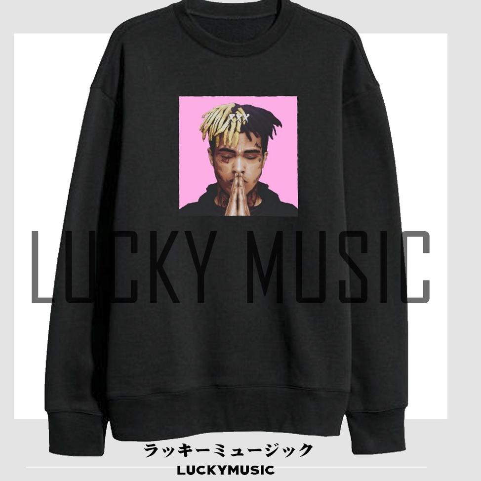 Fresh Xnr33 Sweater Xxxtentacion Pk Crewneck Musik Sweter Hitam Pria Wanita Switer Hits Suiter Murah