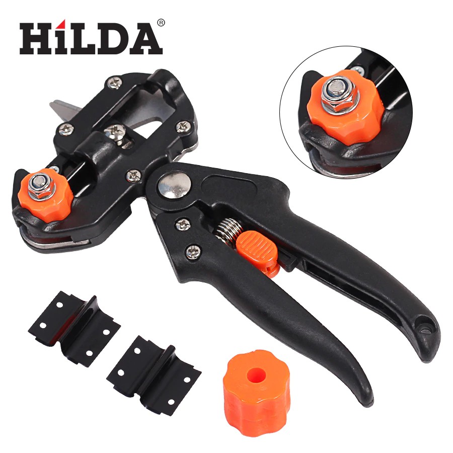 Import HILDA Pruner Tree Cutting Tool Garden Pruning Scissor Grafting Cutting Tool 2 Blade Garden