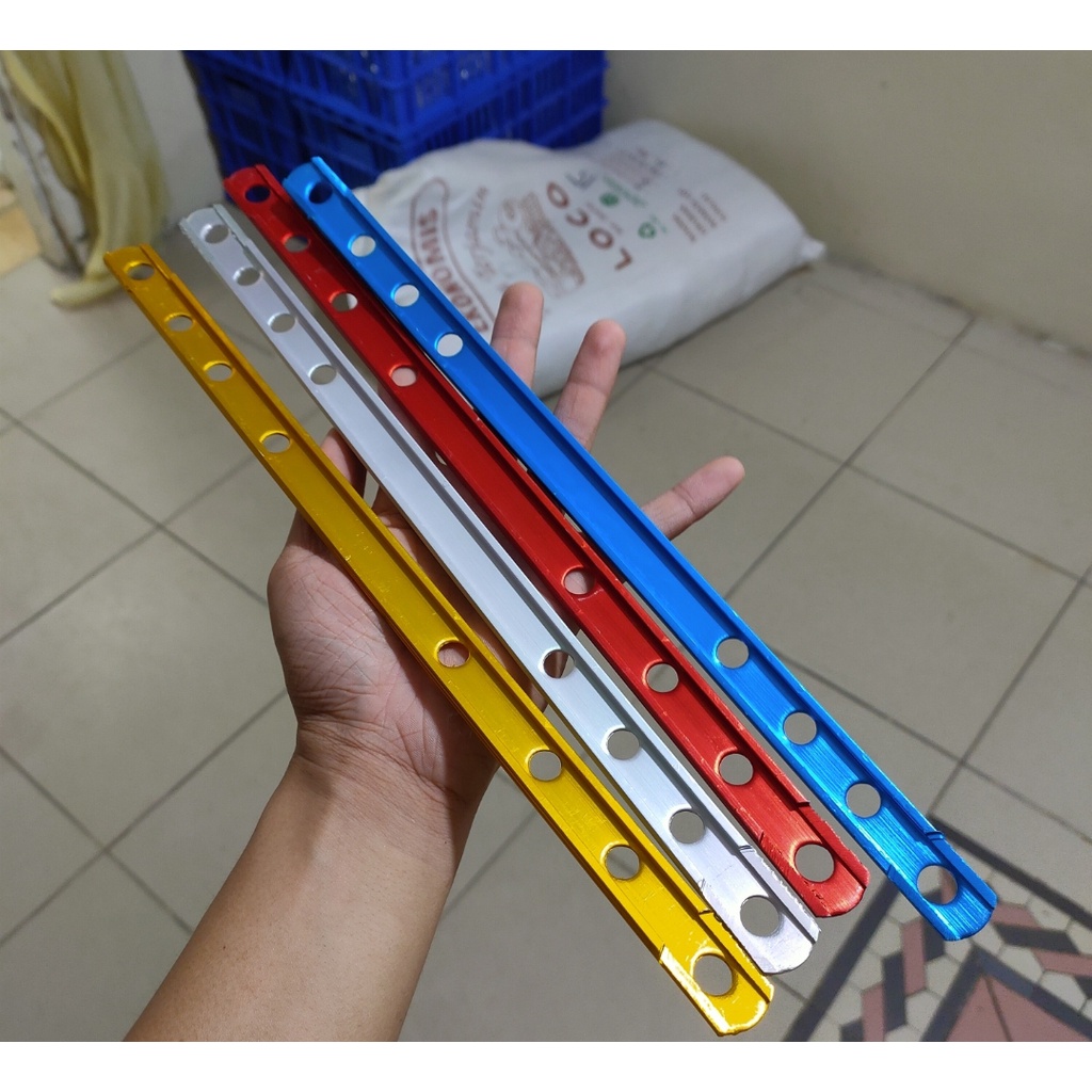 panel racing breket RACING warna - panel rem - penahan tromol - breket Plat bolong warna warni - breket knalpot racing warna - Bracket bolong plat besi bolong serba guna multifungsi universal