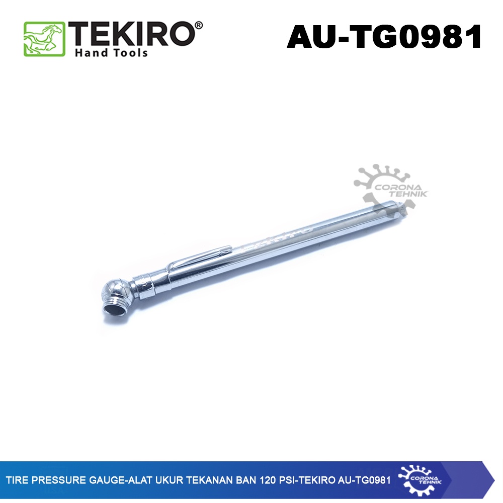 Tekiro AU-TG0981 - Tire Pressure Gauge - Alat Ukur Tekanan Ban 120 Psi