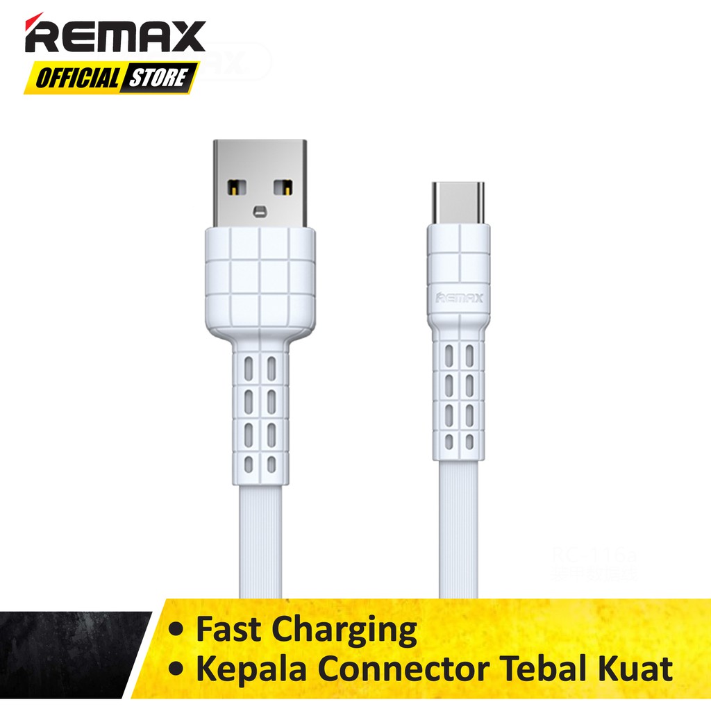 Remax Armor Kabel Data Type C 2.1A Original RC-116A