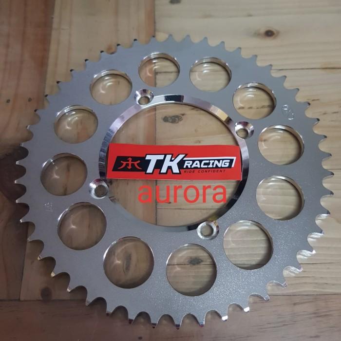 Rantai Gir | Gear Belakang Klx 150 Tebal 520 Ukuran 45T - 50T - Tk Racing