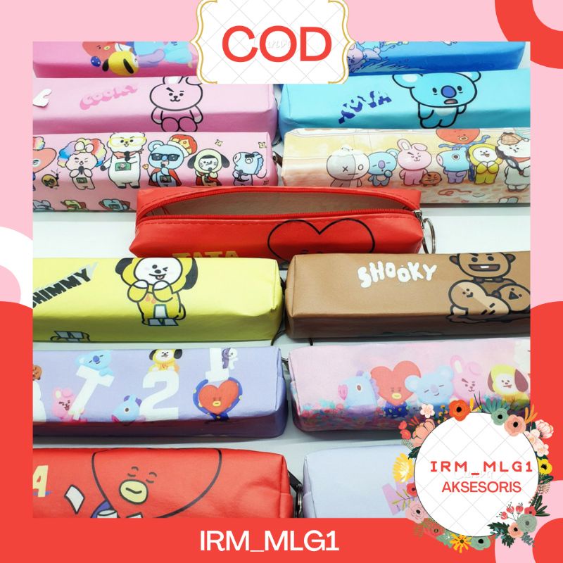 

IRM KOTAK PENSIL BT21 BTS KPOP / TEMPAT PENSIL BTS B21 / KOTAK PENSIL KOTAK BT21 BTS
