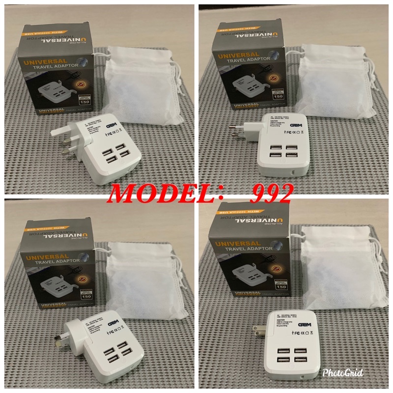 Adaptor internasional &amp; universal travel adaptor &amp; adaptor