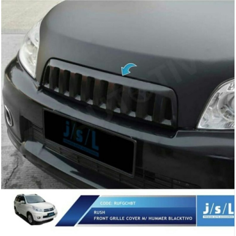 Grill depan Rush,Terios 2014 Front grill model hammer black