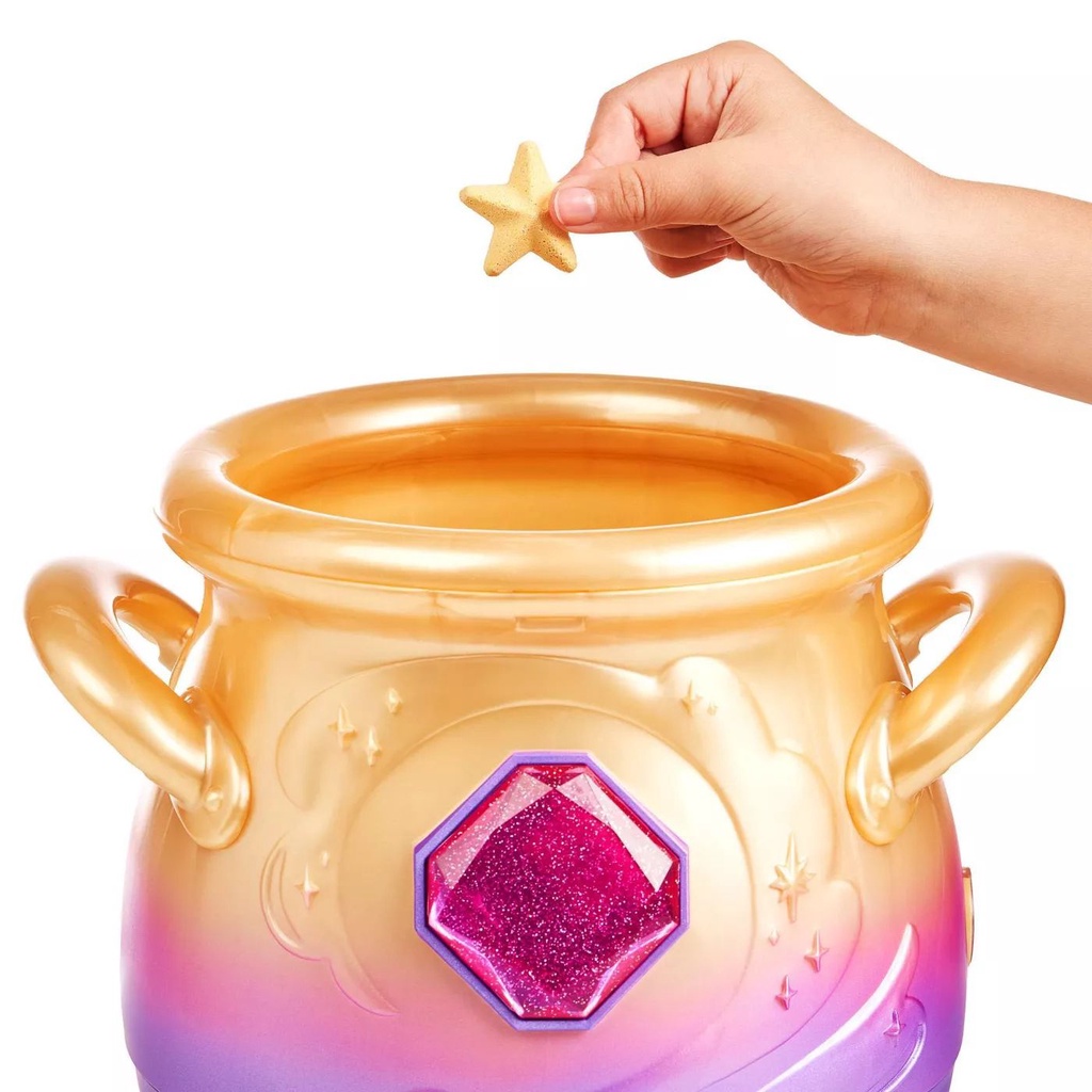 Magic Mixies Magical Misting Cauldron with Interactive 8 inch Pink Plush Toy