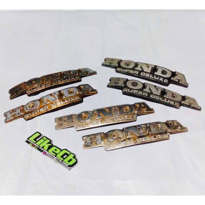 emblem tangki GL100 emblem gl100 original emblem tangki honda GL100